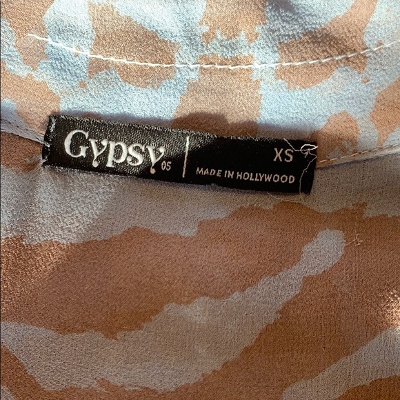 Silk top by gypsy - Picture 4 of 5